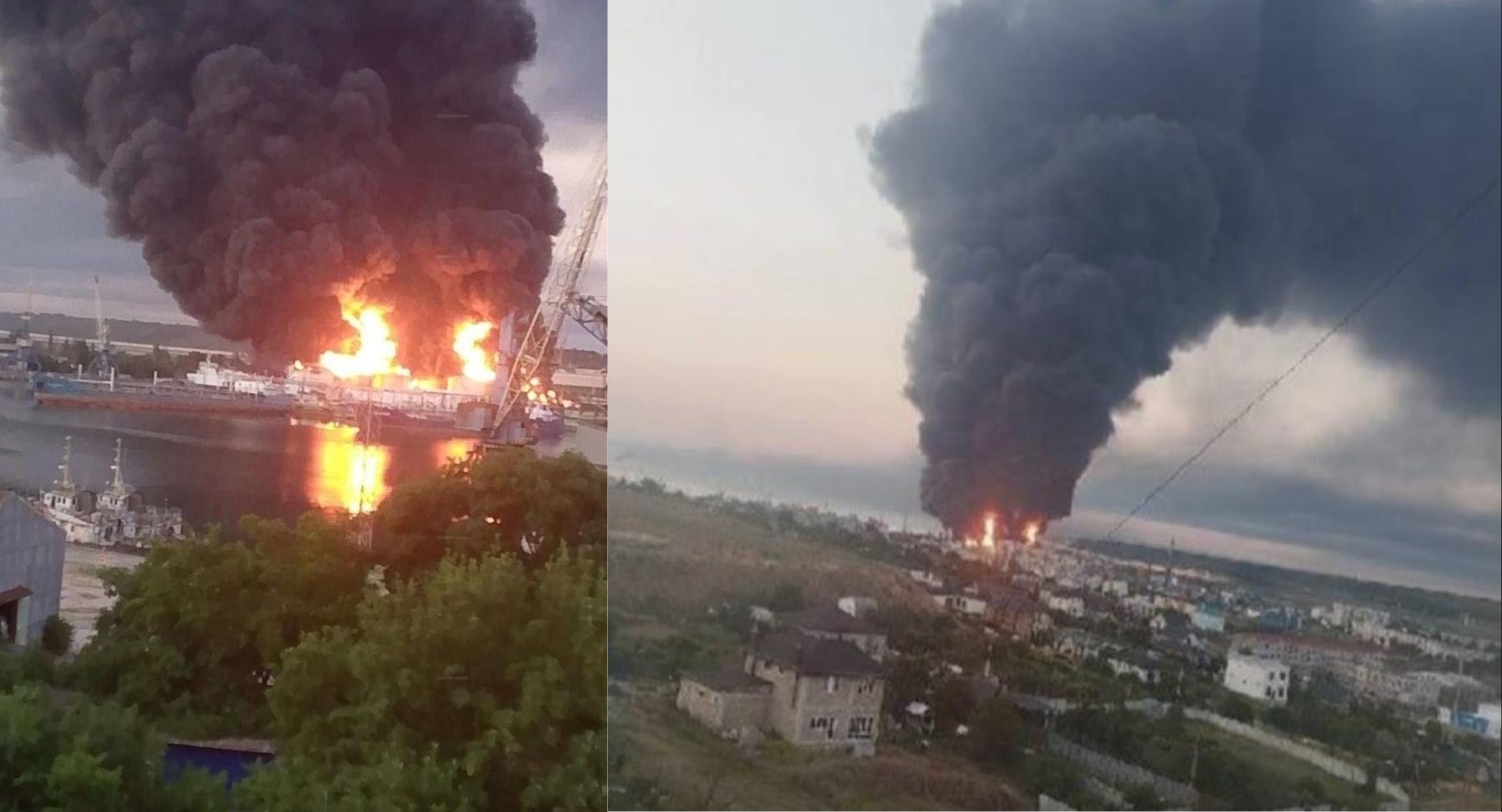 Ukraine Strikes Kerch and Port Kavkaz Fuel Facilities, Crimea Suspends Civilian Fuel Sales