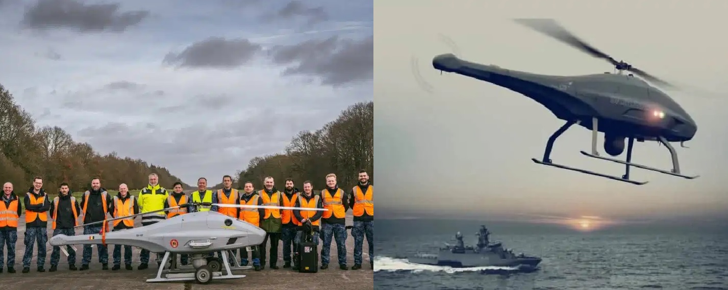 Belgian Navy Conducts First Training Flights of Skeldar V-200 Drone For Next-Generation Mine Hunting