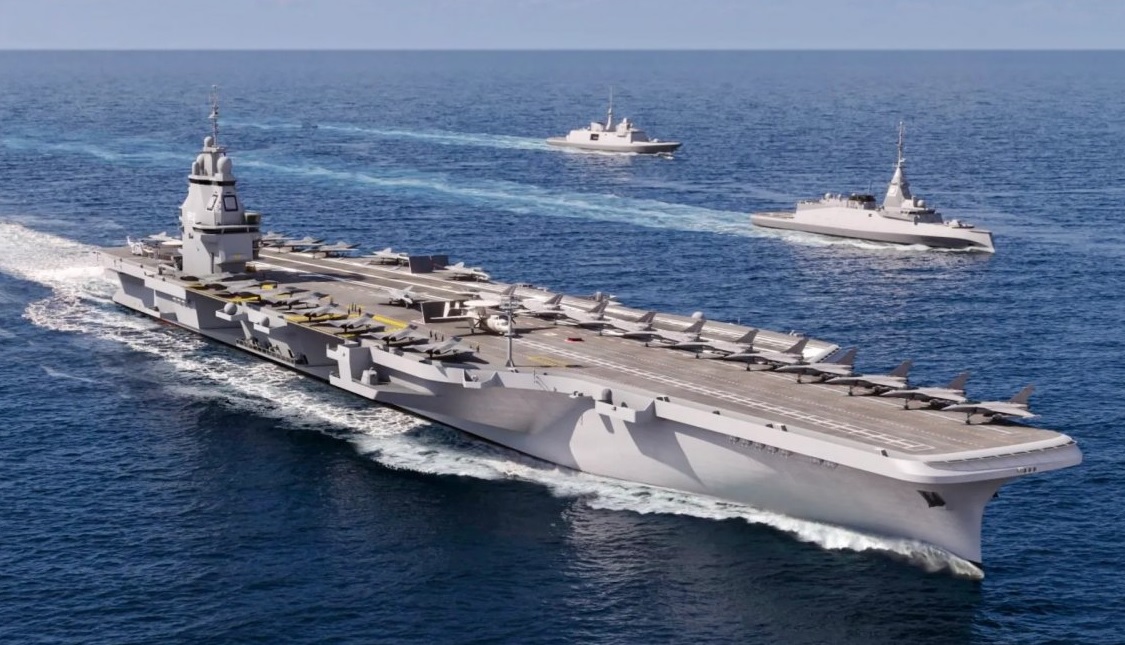 France Begins Welding First Steel Plates for Europe’s Largest Aircraft Carrier " PA-NG " with Two Nuclear Reactors