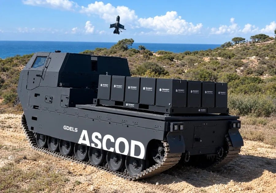 ARMMO and GDELS Santa B&aacute;rbara Sistemas Integrate BANDIT-X Interceptor on ASCOD HMC During ATLAS 26 Exercise