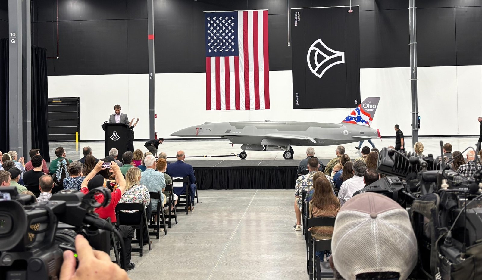 Anduril Rolls Out First YFQ-44A Fury Autonomous Combat Aircraft Built at Ohio Arsenal-1 Facility