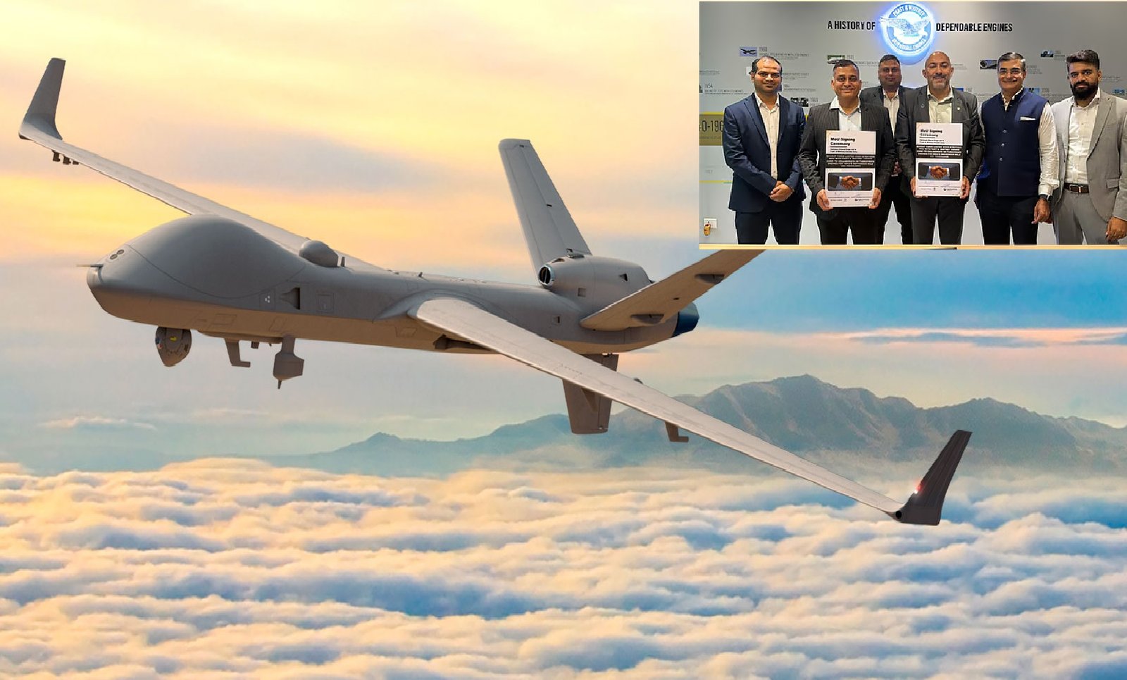 Bharat Forge, Pratt & Whitney Canada to Evaluate Turboprop Engines for DRDO&rsquo;s Indigenous HALE UAV