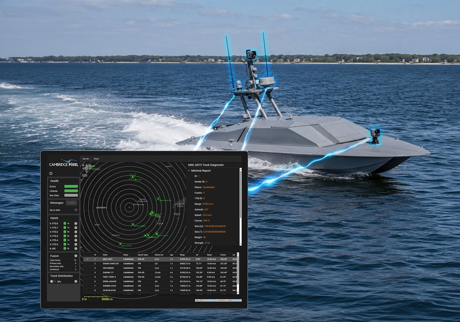 Cambridge Pixel to Demonstrate Sensor Processing Software for Autonomous Vessels at SMM 2026
