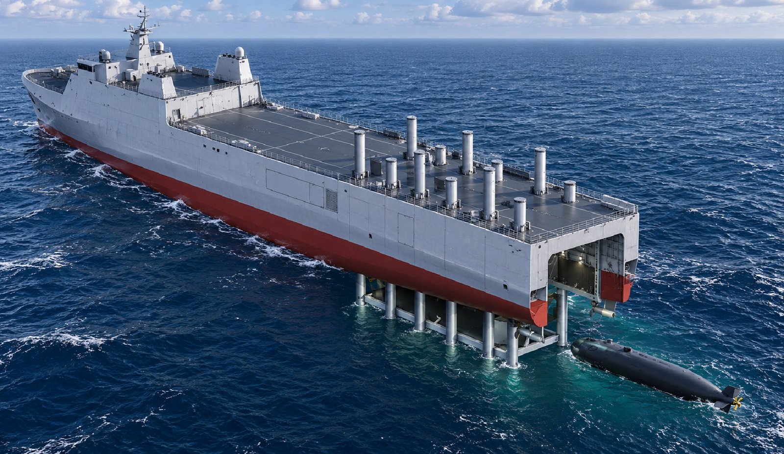 China Builds New Shanghai Vessel to Serve as Mothership for Large Uncrewed Submarines