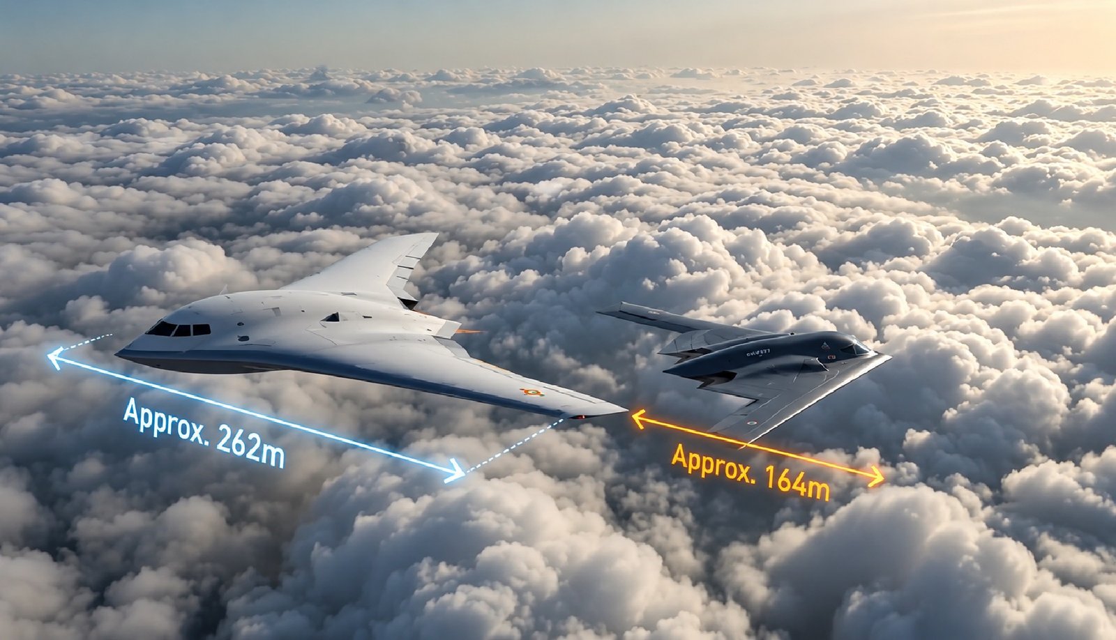 China Tests Flying-Wing Passenger Jet Concept 1.6 Times Wider Than B-2, Designed to Carry Over 800 People at Mach 0.8