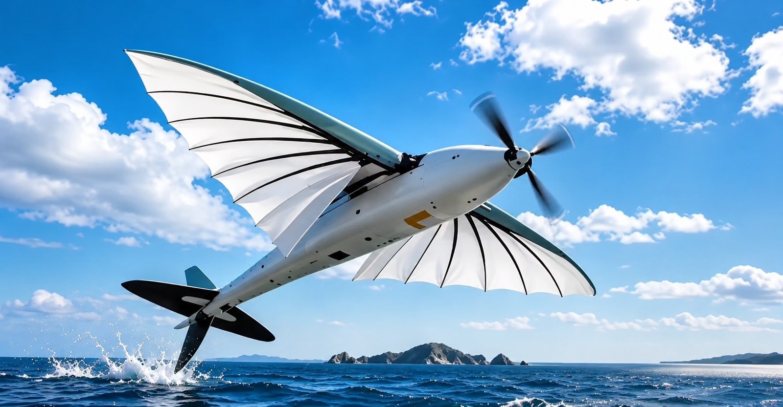 Chinese Firm Advances Flying-Fish-Inspired SkyX Drone Toward Production After Air and Underwater Testing