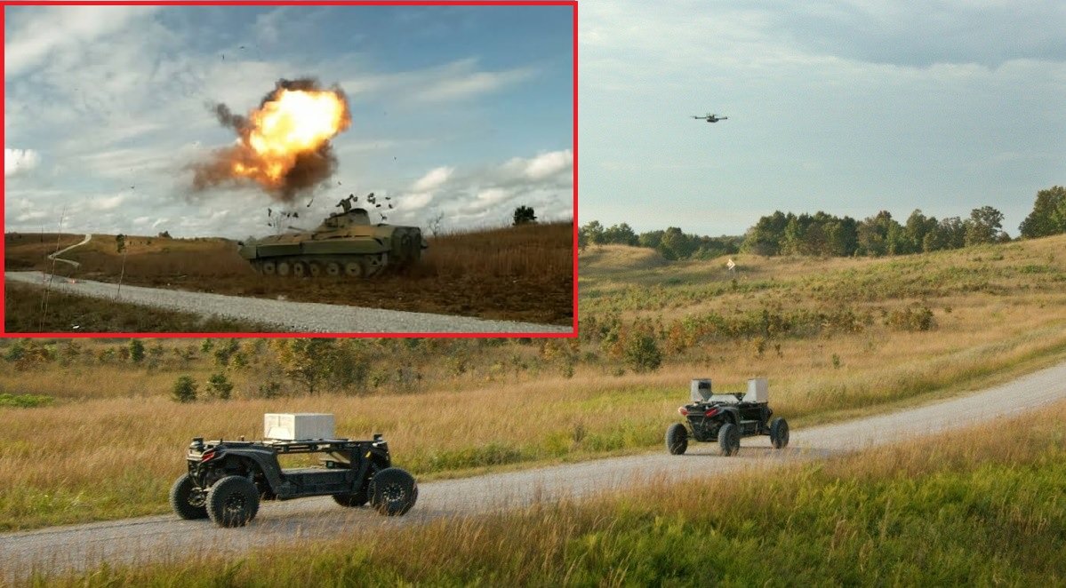 DARPA Tests Four Autonomous Ground Vehicles in Coordinated Battlefield Demonstration at Fort Knox