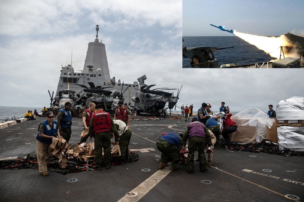 Eight U.S. Marines Injured in Iranian Missile Strike on U.S Vessel in Strait of Hormuz