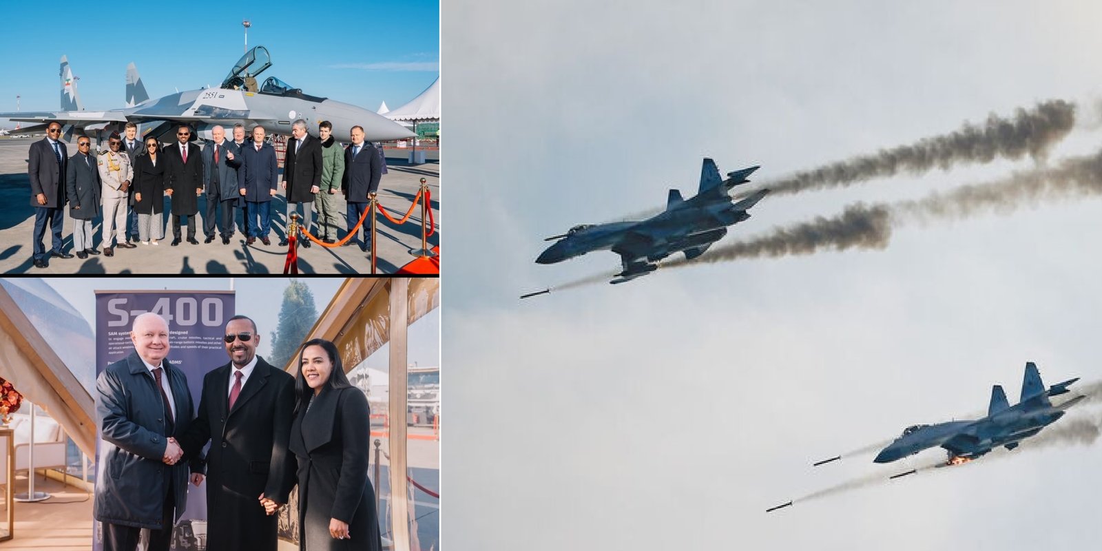 Ethiopia Receives Early Delivery of First 12 Su-35 Fighter Jets from Russia, to Get Four S-400 Systems