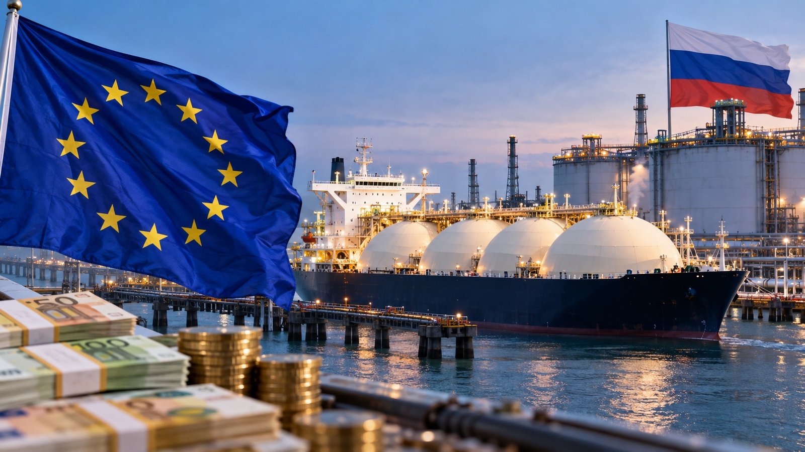 European Union Pays &euro;7.88 Billion for Russian LNG in 2026 as Imports Rise Despite Sanctions