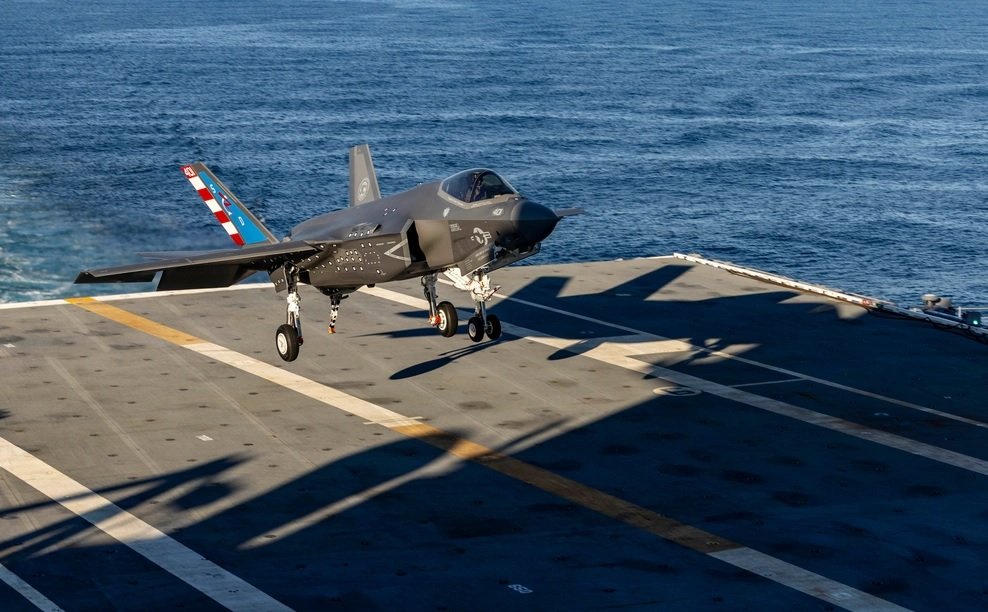 First F-35C Stealth Fighters Conduct Flight Trials Aboard USS John F. Kennedy