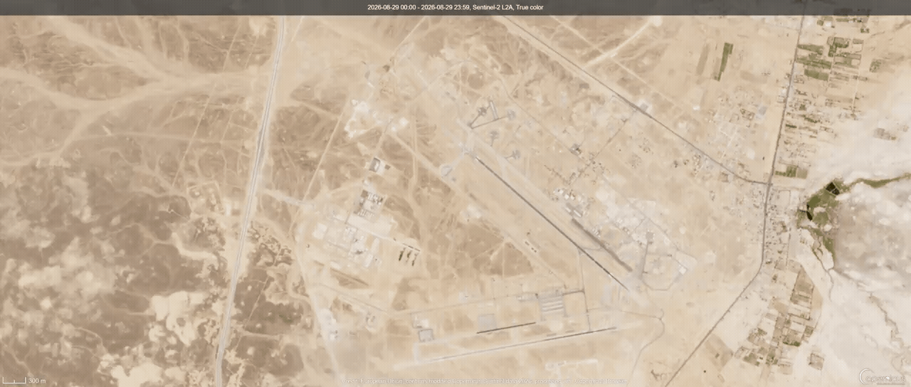 Satellite Imagery Shows Possible Blast Damage Near Hangar at U.S.-Used Jordan Air Base After Iranian Missile Attack