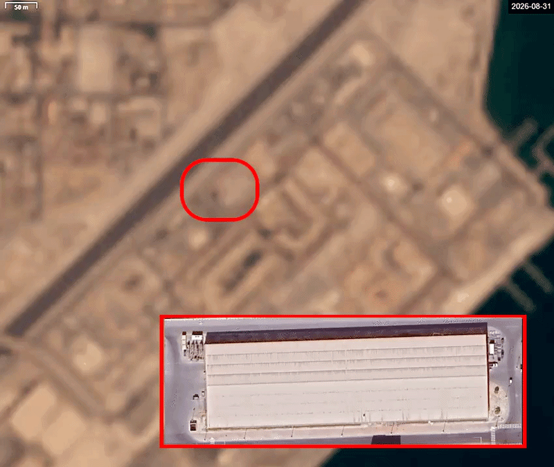 Satellite Imagery Shows Possible New Damage at U.S. Fifth Fleet Base in Bahrain After Iranian Drone Attacks