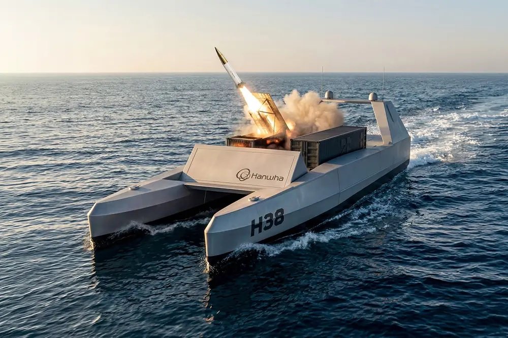 Hanwha and Magnet Defense Unveil M38 Autonomous Vessel and Containerized Weapons at AUSA 2026