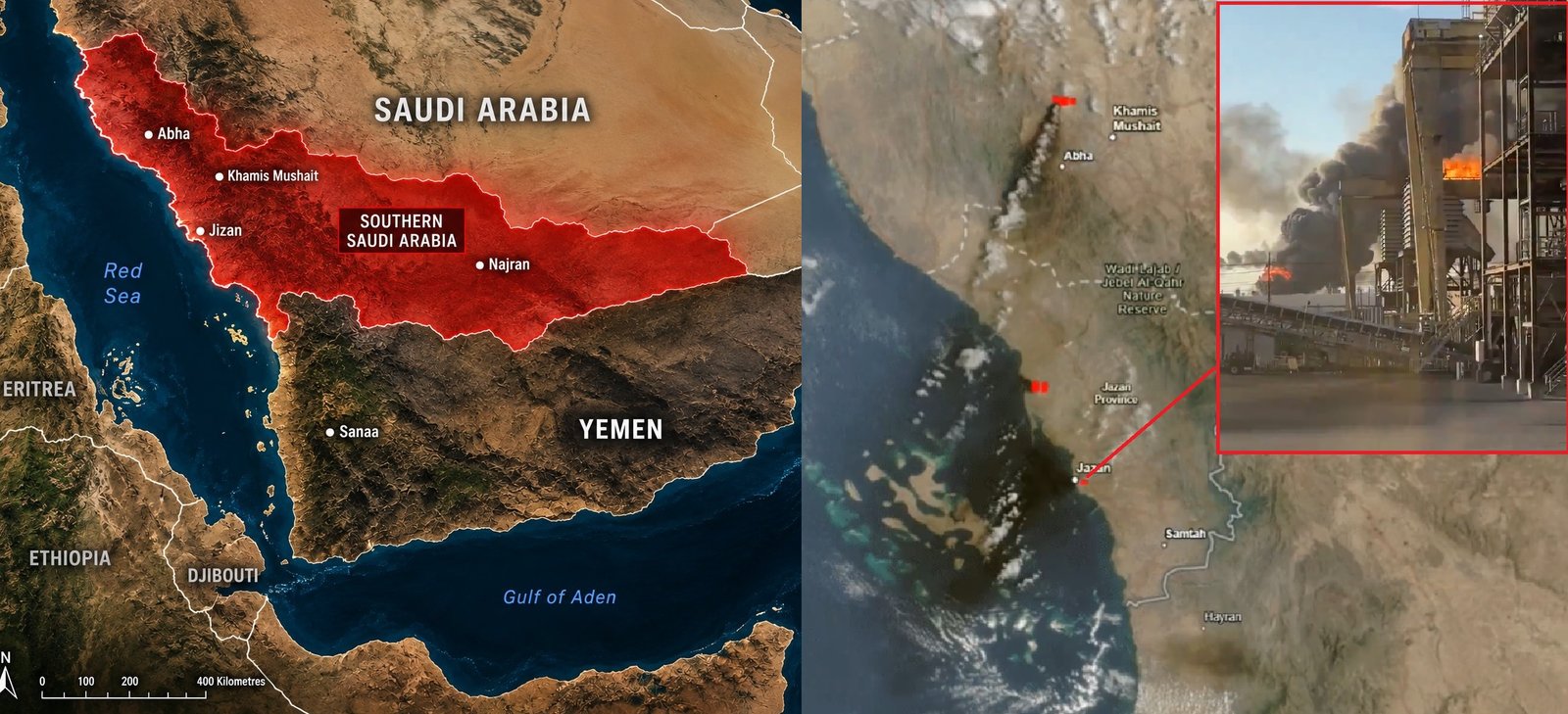 Houthis Target Saudi Aramco Sites in Major Escalation, 73 Civilians Wounded Amid Silence from 'Mecca Pact' Allies