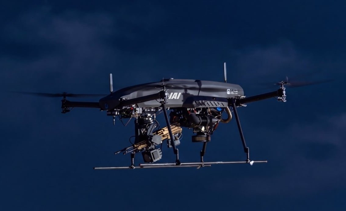 IAI and SIG SAUER Complete Live-Fire Test of FIRE STORM 250 Armed Drone
