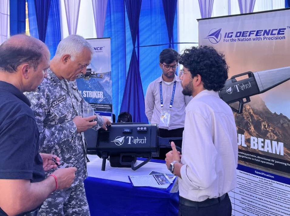 IG Defence Demonstrates Indigenous T-SHUL BEAM Counter-UAS System at IAF Dronathan 2026
