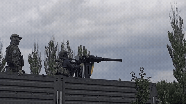 Russian Anti-Drone Training Exercise Highlights Mounting Challenges with Repurposed YakB-12.7 Machine Gun