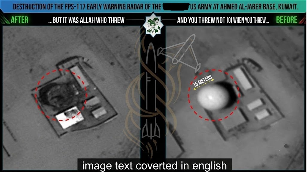 IRGC Claims Destruction of Second AN/FPS-117 Radar in Latest Strike on Kuwait's Ahmed Al-Jaber Air Base