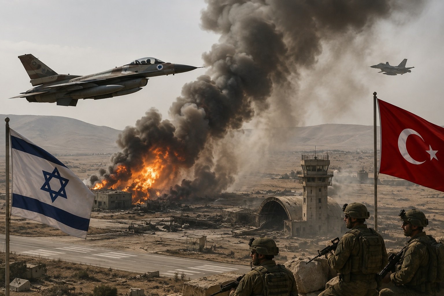 Israel-Turkey Tensions Rise After Israeli Strikes on Syrian Airbase