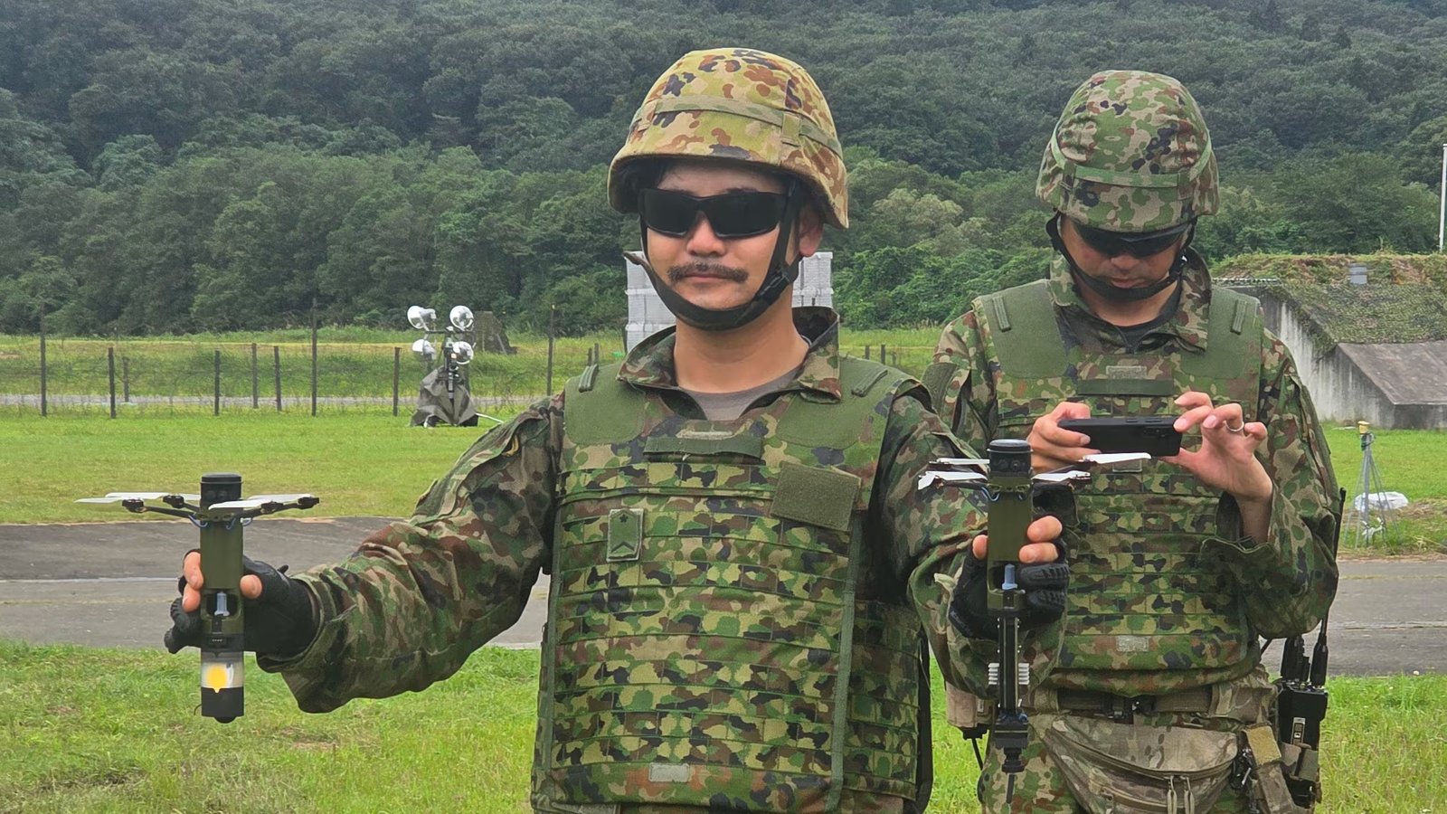 Japan Ground Self-Defense Force Shows Compact Attack Drone at Joint Exercise with French Army