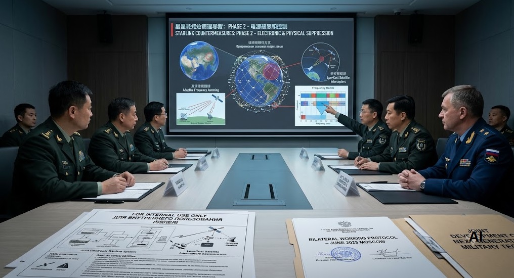 Leaked Documents Reveal Russia-China Plan to Counter Starlink Through Jamming, Cyberattacks, and Physical Destruction of Satellites