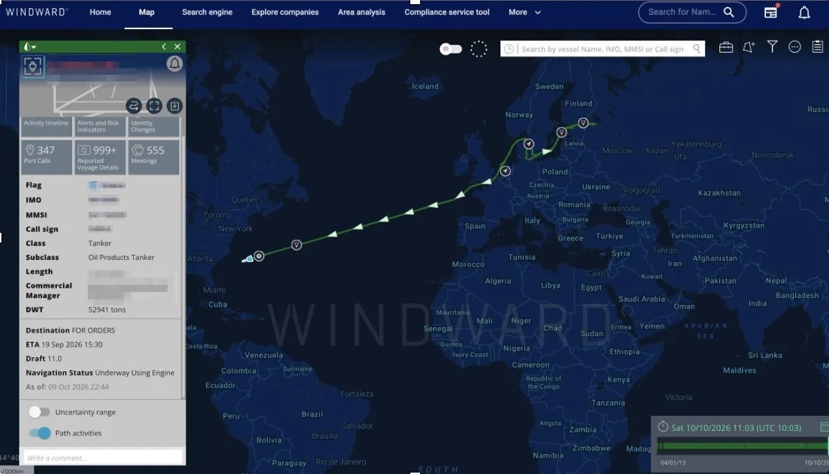 Minerva Zen Tanker Carrying Fertilizer, Not Russian Diesel, to US
