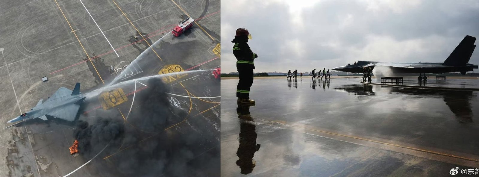 Mystery Chinese J-20-Like Object Seen at Former Airport Was a Firefighting Training Mock-Up 