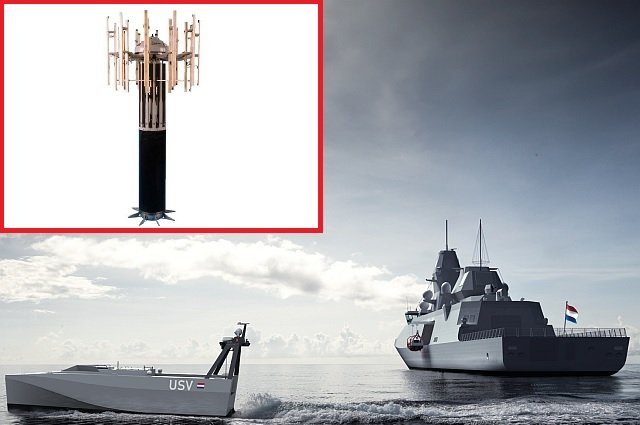 Netherlands Launches 12-Metre USV Design for Anti-Submarine Warfare Frigates with the Thales Compact Flash Sonar Integration