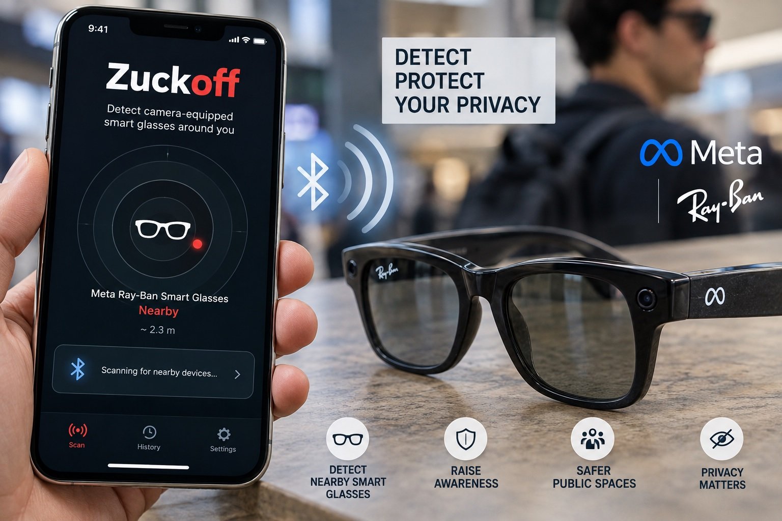 New App 'Zuckoff' Tracks Nearby Meta Smart Glasses Using Bluetooth Signals Amid Growing Privacy Concerns