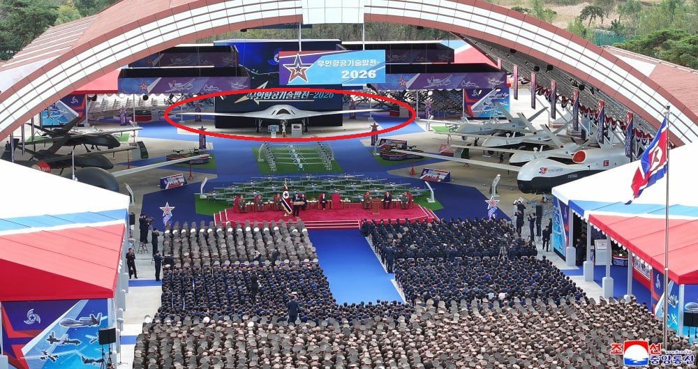 North Korea Unveils Flying-Wing UAV at Unmanned Aeronautical Technology Development-2026 Exhibition