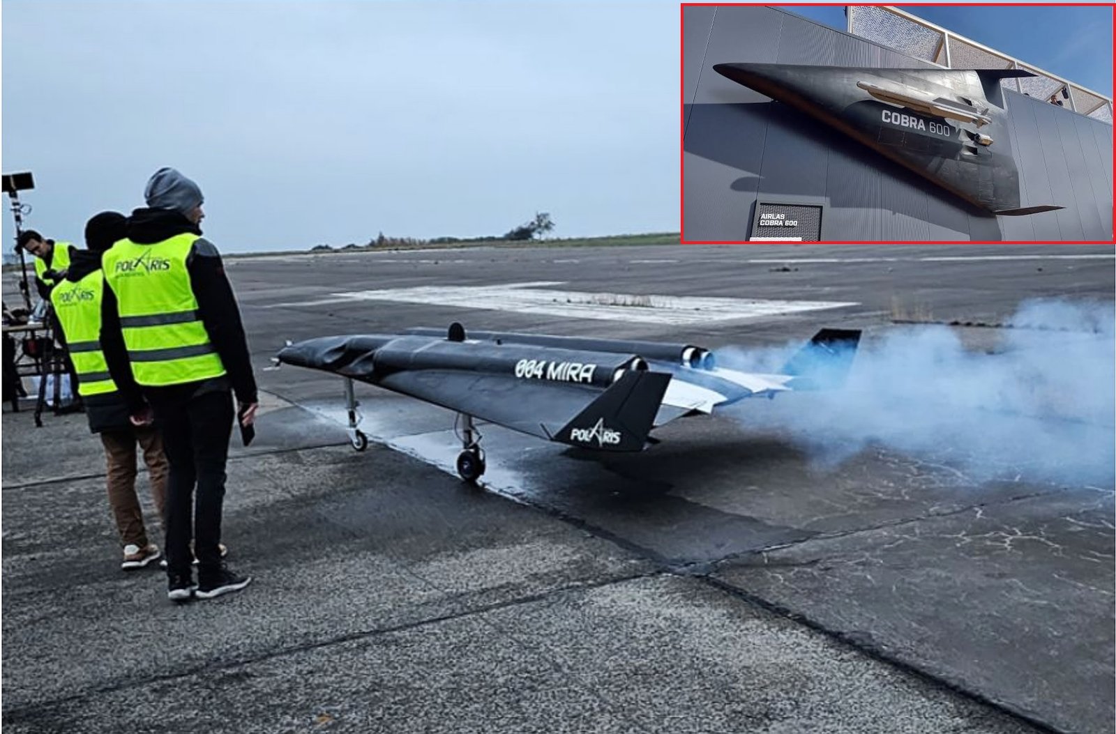 German Firm POLARIS Spaceplanes Completes First Flight of COBRA Air-to-Air Missile Carrier Drone Prototype