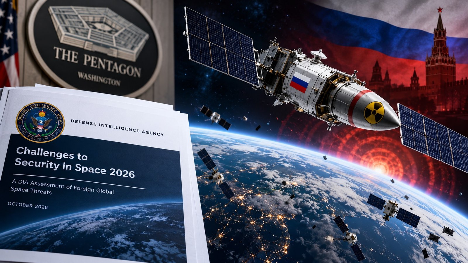 Pentagon Report Says Russia Developing Satellite to Carry Nuclear Weapon Into Orbit