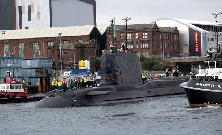 Royal Navy&rsquo;s Sixth Astute-Class Submarine, HMS Agamemnon, Departs for Sea Trials