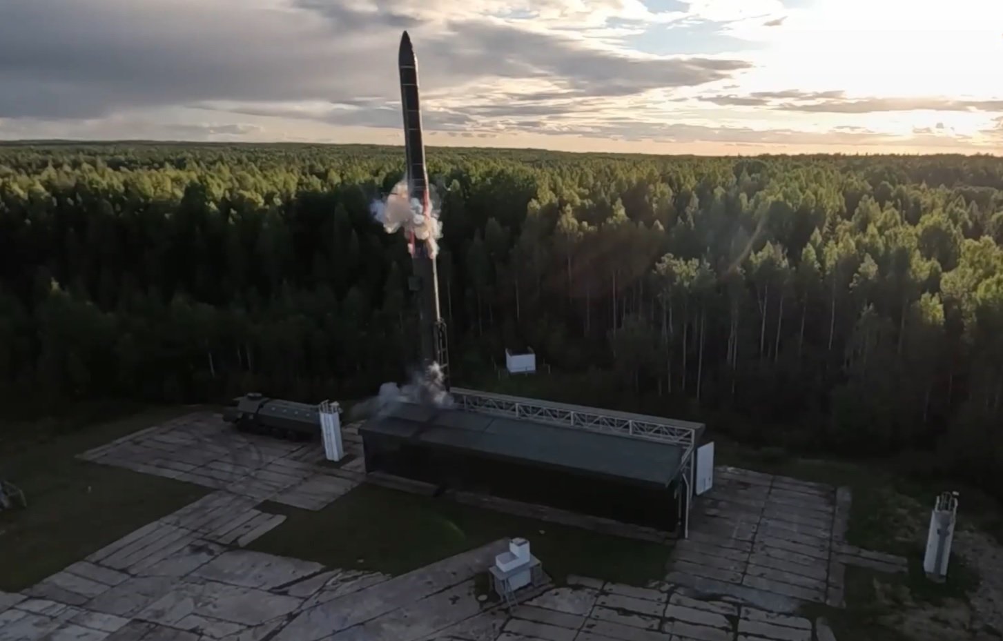 Russia Conducts Training Launch of Mobile Solid-Fuel ICBM From Plesetsk