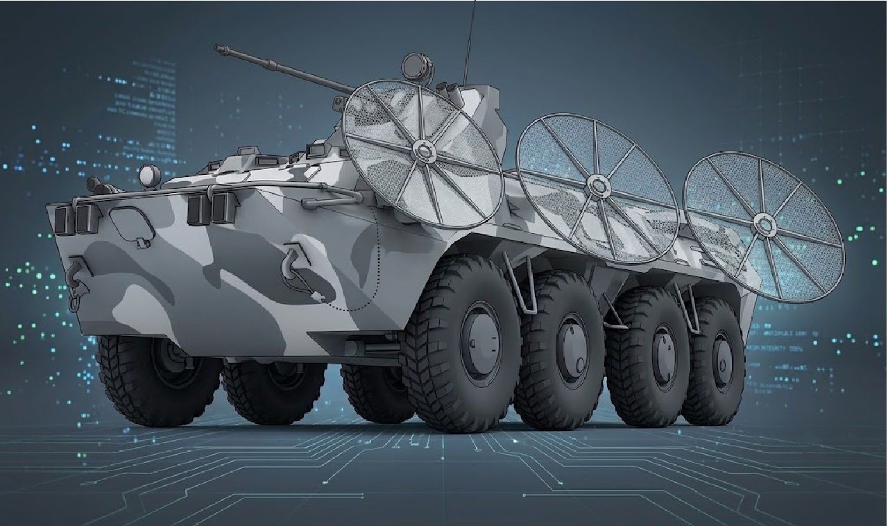 Russia Patents Rotating Net Launcher to Protect Armored Vehicles From FPV Drones