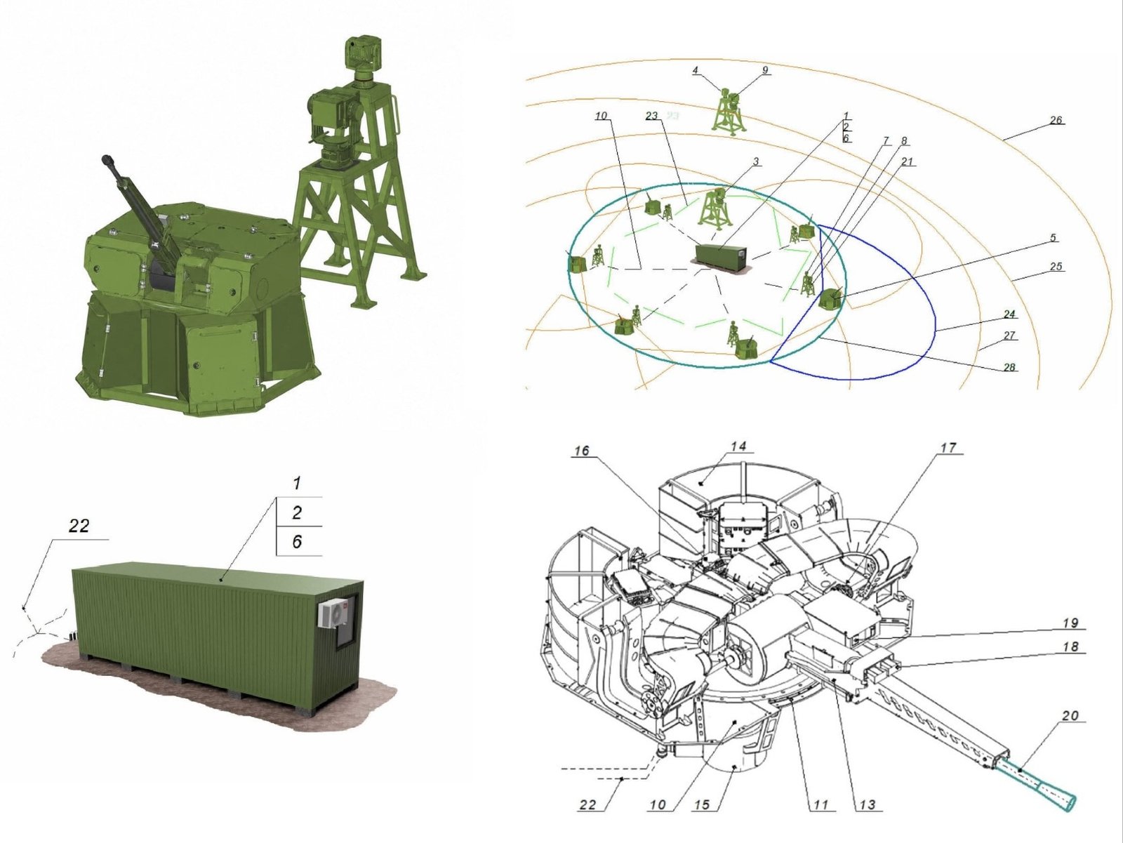 Russia Reveals ZAK-30 Citadel Anti-Drone System Specifications in New Patent Filing