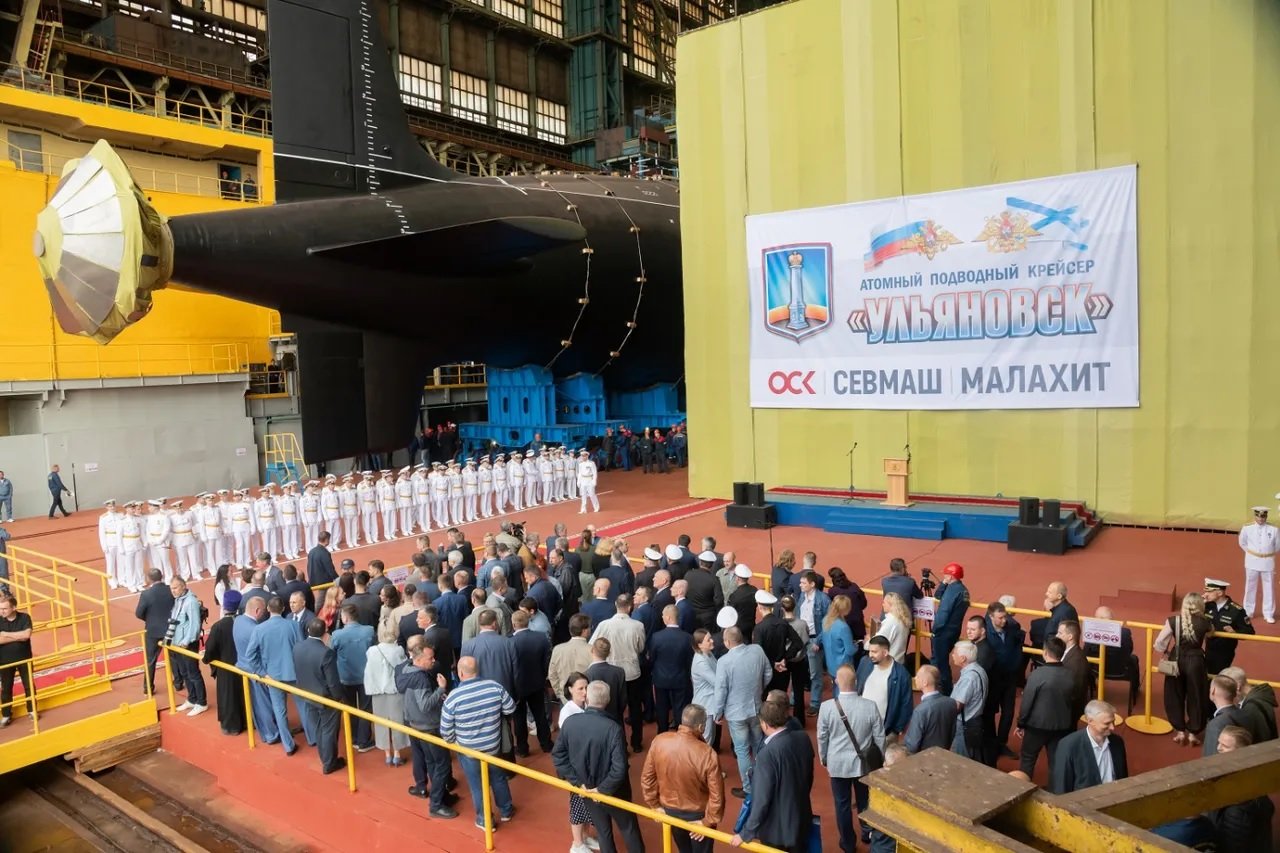 Russia Rolls Out New Yasen-M Nuclear Attack Submarine Ulyanovsk, Delivery Set for 2027