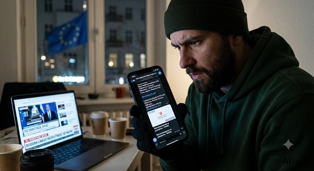 Russian-Linked Telegram Network Expands Sabotage Recruitment Across European Union, Investigation Finds