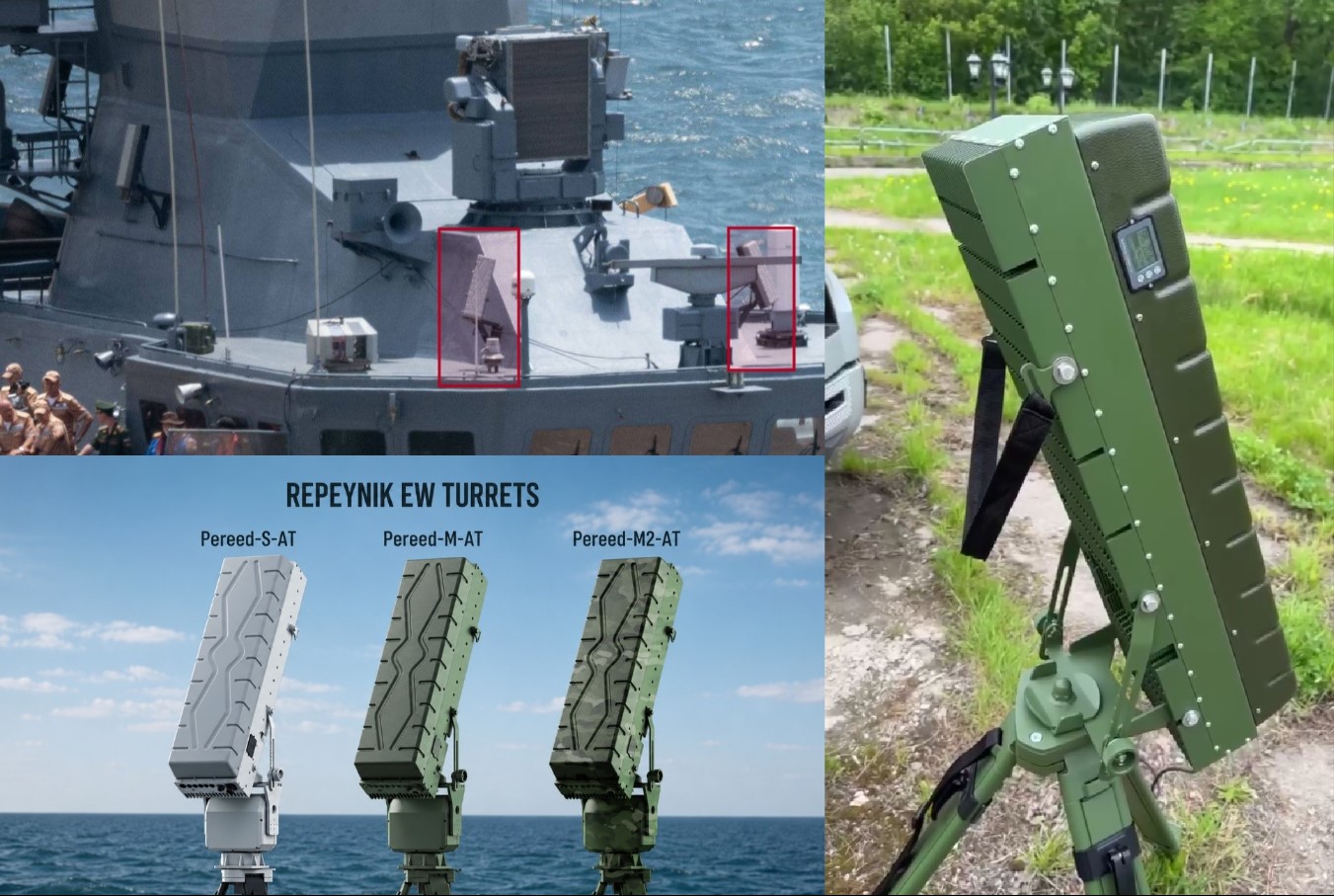 Russian Navy Begins Installing Pereyed-M Anti-Drone Electronic Warfare Systems on Warships