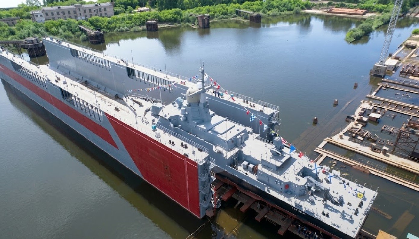 Russian Navy Launches Third Pacific Fleet-Bound Karakurt-Class Missile Corvette Shtorm