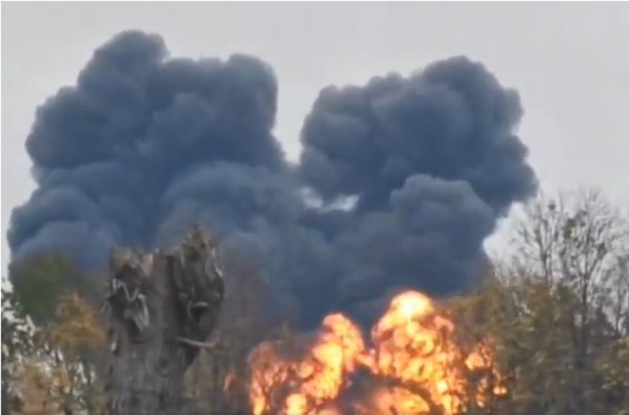 Russian Su-30SM Fighter Jet Crashes During Training Flight in Kaliningrad