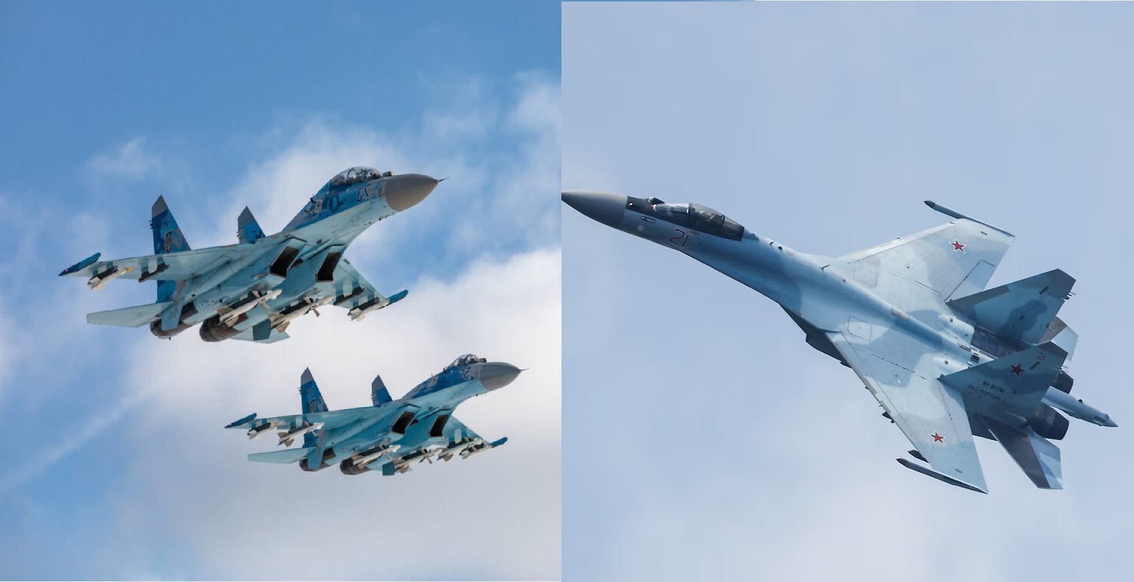 Russian Su-35S Pilot Reportedly Downs Two Ukrainian Su-27s in One Engagement