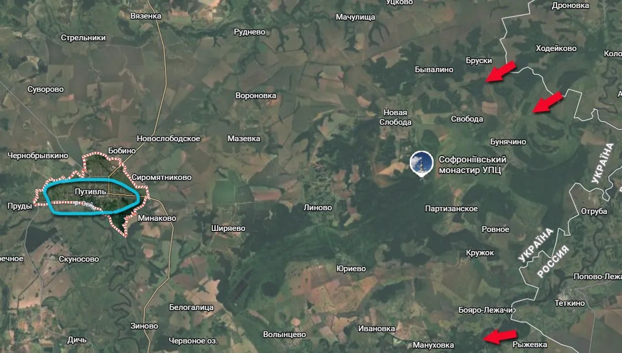 Russian Troops Reportedly Open New Front in Sumy Oblast, Capture Around 12 Square Kilometers Near the Seim River
