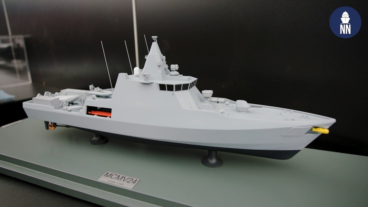 Saab Unveils MCMV 24 Mine Countermeasures Vessel Concept at DALO Industry Days