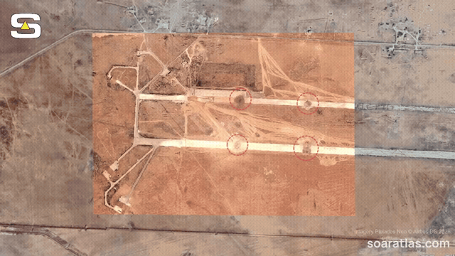 Satellite Imagery Shows Damage From Israeli Strikes on Turkey Military Occupied Syria&rsquo;s Abu al-Duhur Airbase 