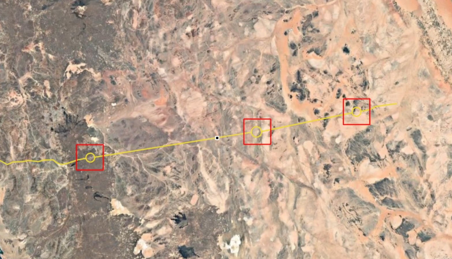 Satellite Imagery Shows Extensive Damage to Saudi Arabia&rsquo;s East-West Oil Pipeline, Indicating More Than a Single Strike