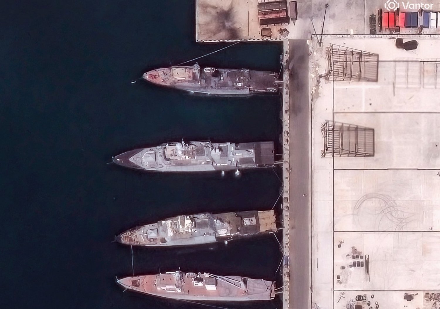 Satellite Images Reveal Four Russian Warships Damaged in Ukrainian Strike on Novorossiysk Naval Base