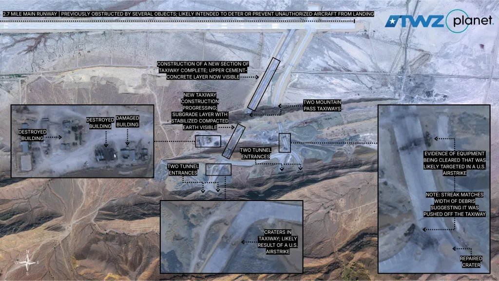 Satellite Images Reveal Iran Continues Restoration of Eagle 44 Underground Airbase After 2026 Strikes