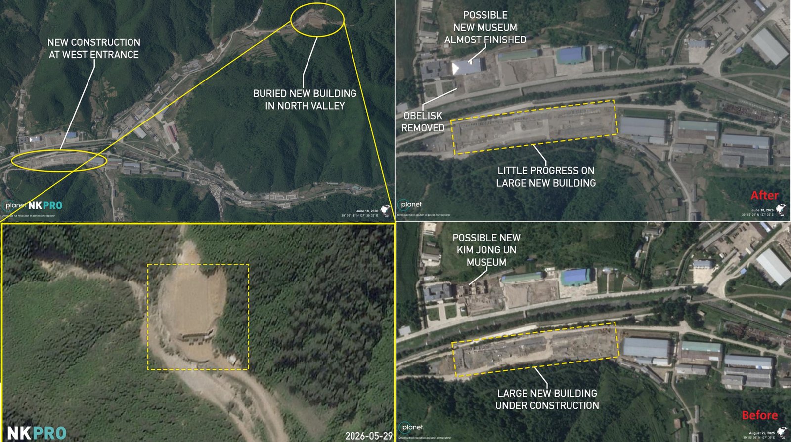 Satellite Images Reveal North Korea's Buried New Missile Production Facility at Key KN-23 Manufacturing Plant